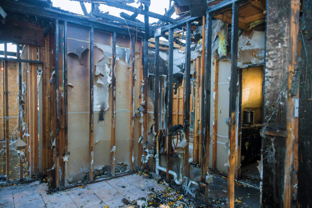 Professional Fire Damage Restoration technician working in Point Pleasant, PA